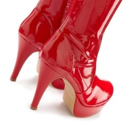 LASCANA Belle Affaire Overkneestiefel, Mit Plateau Und Lack-Optik -Bikini Mode Geschaft 8bdcec6d338964c61327c6976431cd6a