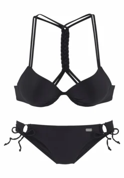 Buffalo Push-Up-Bikini, Mit Geflochtenem Rückendetail -Bikini Mode Geschaft 8bdd75aca237966877485ee2581b005c