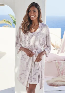 S.Oliver Kimono, Mit Marmorierten Druck