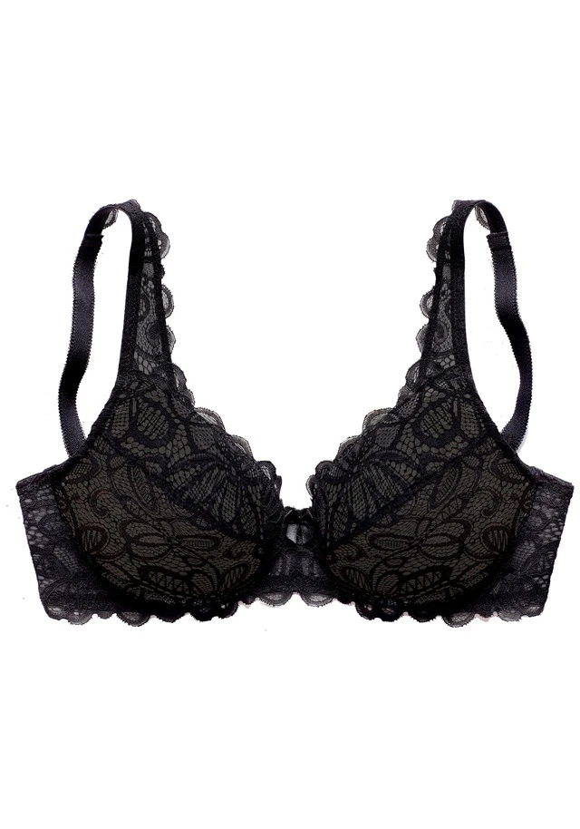 Nuance Schalen-BH, Aus Feiner, Floraler Spitze, Mit High-Apex-Schnitt, Sexy Dessous 4 Nuance Schalen-BH, Aus Feiner, Floraler Spitze, Mit High-Apex-Schnitt, Sexy Dessous – Bild 2