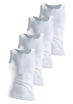 Clipper Unterhemd, (4 St.), Aus Doppelripp -Bikini Mode Geschaft 8f762c1ccbea46c4b7f02f84d4e999a3