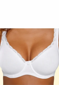 Petite Fleur T-Shirt-BH, (Packung, 2 Stück), Mit Ungefütterten, Nahtlosen Cups, Aus Baumwollqualität, Basic Dessous -Bikini Mode Geschaft 8f7cd9683f7bfa541322dab7d7ce8de4