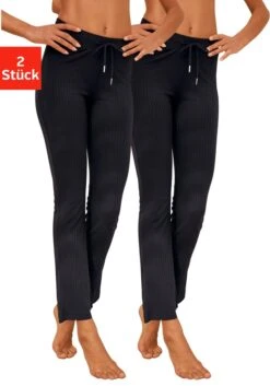 Vivance Homewearhose, (Packung, 2er-Pack), Im Doppelpack