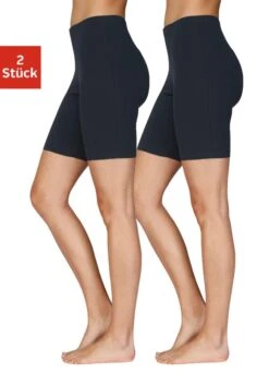 Vivance Active Radlerhose, (2er-Pack), Mit Gummibund -Bikini Mode Geschaft 90dde57c2e9f6b73f13cff2f85bc81ef