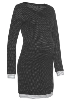 Vivance Dreams Umstandsnachthemd, Im Pünktchenmuster Mit Gestreiften Bündchen -Bikini Mode Geschaft 91b734de6d7efe41f6b4572ecdc95696