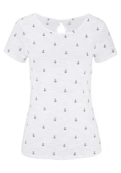 Beachtime T-Shirt, (2er-Pack), Mit Maritimem Anker-Druck -Bikini Mode Geschaft 921015f6535817fbd15b5a6b8db15b5b