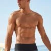 Venice Beach Boxer-Badehose, Im Streifendesign