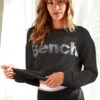 Bench. Sweatshirt, Mit Labeldruck