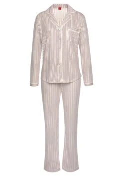 S.Oliver Pyjama, (2 Tlg., 1 Stück), Mit Allover-Druck -Bikini Mode Geschaft 9633702c3e3b9000fed48056552e5721