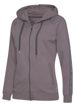 LASCANA ACTIVE Trainingsjacke, Mit Kapuze, Mit Logo Tape An Den Ärmeln -Bikini Mode Geschaft 979429d5220faac18f46c6fb22470c90