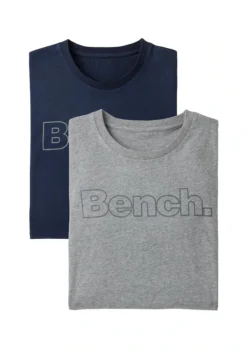 Bench. Loungewear T-Shirt, (2 Tlg.), Mit Bench. Print Vorn -Bikini Mode Geschaft 994b3a76e7a7c9eb223b48b4134b1467