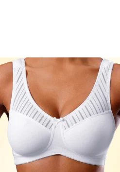 Nuance Bügelloser BH, (Packung, 2 Stück), Mit Schickem Streifenmaterial, Basic Dessous -Bikini Mode Geschaft 9d25312596d9742857fa17f43a296e49