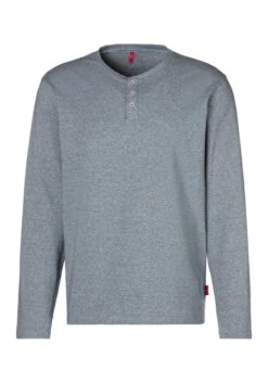 S.Oliver Pyjama, (2 Tlg., 1 Stück), Melange Oberteil Mit Knopfleiste -Bikini Mode Geschaft 9e282fe35c98aa75d1d8a5d732818f1a