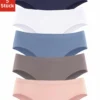 Vivance Jazz-Pants Slips, (Packung, 5 St.), Mit Flachen Abschlüssen