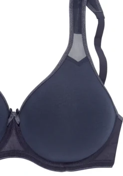 Petite Fleur T-Shirt-BH, (Packung, 2 Stück), Mit Bügel Und Netzeinsätzen, Basic Dessous -Bikini Mode Geschaft 9ea5e08db006650eff7f3ec04872f3e1