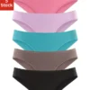 Petite Fleur Bikinislip, (Packung, 5 St.), In Baumwoll-Stretch
