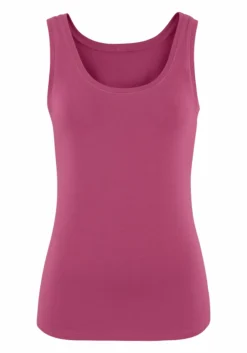 Vivance Tanktop, (2er-Pack), Aus Elastischer Baumwoll-Qualität -Bikini Mode Geschaft a1837da400ec36101551295213297a88