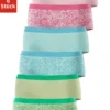 Petite Fleur Panty, (Packung, 6 St.), Mit Schönem Blumendruck Und In Unifarben