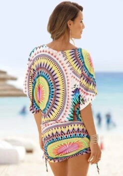 Beachtime Longshirt, Mit Grafischem Druck -Bikini Mode Geschaft a342d680c766881d8f885c2e12433346