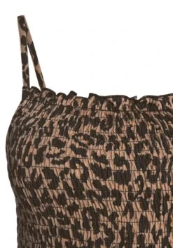 Buffalo Midikleid, Mit Gesmoktem Oberteil Und Animalprint -Bikini Mode Geschaft a4c5e377dd16b16c0086ca569f9d7895