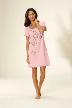 Vivance Dreams Nachthemd, Mit Schmetterling Motiv -Bikini Mode Geschaft aa7bd1e042c4abd3d009fb456eba549d