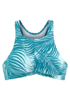 LASCANA ACTIVE Crop-Bikini-Top »Coal«, Mit Knoten-Optik -Bikini Mode Geschaft abda0e94871155e782d35fe835e33028