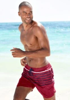 Badeshorts »Marc«, Mit Platzierten Streifen