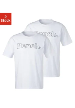 Bench. Loungewear T-Shirt, (2 Tlg.), Mit Bench. Print Vorn -Bikini Mode Geschaft ac84b850e5949c34e2a680438589be08