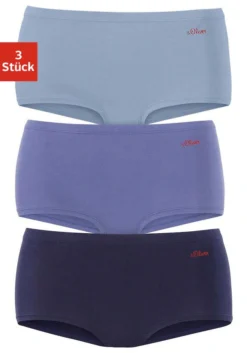 S.Oliver Panty, (Packung, 3 St.), Mit Seitlichem Logodruck -Bikini Mode Geschaft af796ec9ecf23b5d3e503e37b9a208cd