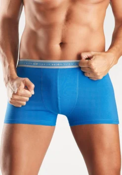 AUTHENTIC UNDERWEAR Boxer, (Packung, 4 St.), Schwarzer Webbund Mit Logoschriftzug -Bikini Mode Geschaft b014e7e4cd9d1baec9ec5e6ef739b6e9