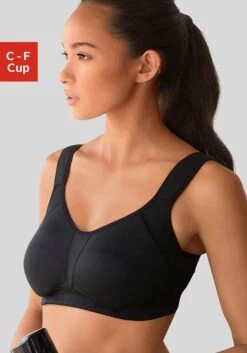 LASCANA ACTIVE Sport-BH, Ohne Bügel Für Sportarten Mit Starker Belastbarkeit, Basic Dessous