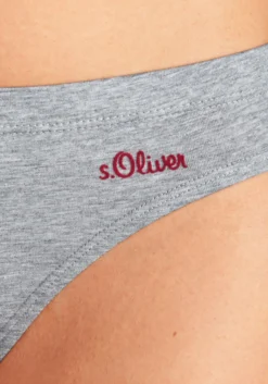 S.Oliver Bikinislip, (Packung, 3 St.), Mit Seitlichem Logodruck -Bikini Mode Geschaft b11d9fe0853177edeebf6906a11e9d3b