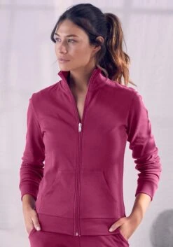 Bench. Sweatjacke, Mit Logostickerei Am Stehkragen -Bikini Mode Geschaft b5ad1092d0f692445f61cf69f710fbfd