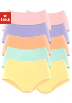 Petite Fleur Taillenslip, (Packung, 10 St.), In Klassischen Uni-Farben -Bikini Mode Geschaft b5be39cff583f4e1a581e980f2d616ce