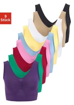 Nuance Bügelloser BH »SLIMmaxx Super-BH«, (Packung, 9 Stück), In Bustier-Form, Basic Dessous