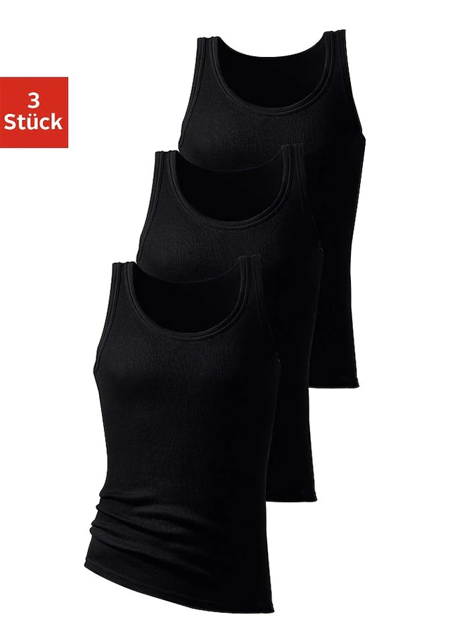 H.I.S Tanktop »Feinripp«, (3 Tlg.), Ohne Seitennähte 6 H.I.S Tanktop »Feinripp«, (3 Tlg.), Ohne Seitennähte – Bild 4