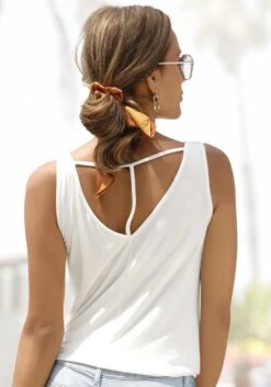 Buffalo Tanktop, Mit Tiefem Rückenausschnitt