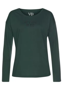 Vivance Dreams Pyjama, (2 Tlg., 1 Stück), Mit Schriftprint Und Gemusterter Hose -Bikini Mode Geschaft bc890326f6d0acc202fc9b33cc178ced