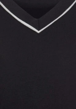 Vivance Dreams Pyjama, (2 Tlg., 1 Stück), Mit Kontrastpaspel-Details -Bikini Mode Geschaft bceea2cc3f51b0fe55a6fa24403a49ac