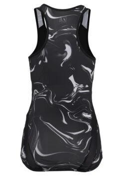 LASCANA ACTIVE Funktionsshirt »Black Marble«, Mit Breitem Racerback -Bikini Mode Geschaft bde474cb3c69986bc3383656bae53479