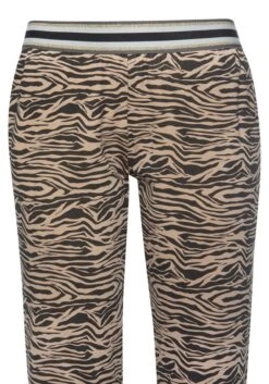 S.Oliver Pyjama, (2 Tlg., 1 Stück), Lange Hose Mit Animal-Print -Bikini Mode Geschaft be3718136cd9d639e849251efcce40c0