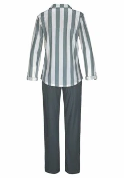 Vivance Dreams Pyjama, (2 Tlg., 1 Stück), Im Hemdblusenlook -Bikini Mode Geschaft be3f519e5615c3f9a592956a9005fe88