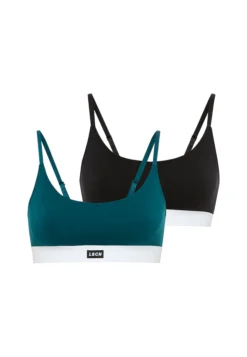 LSCN By LASCANA Bustier, (Packung, 2 Tlg.), Mit Breitem Bündchen
