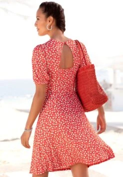 Vivance Jerseykleid, Mit Blümchenprint -Bikini Mode Geschaft c09b05576cfaacf604fb8737a1be0c1a