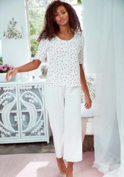 S.Oliver Pyjamaoberteil, Mit Puffärmeln -Bikini Mode Geschaft c59b1482fd975dff61cb0526d9d88acd