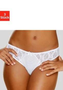 Petite Fleur Slip, (3 St.), Mit Hübschen Spitzeneinsätzen -Bikini Mode Geschaft c5dea97e675391d658fd7231d71c422e