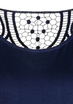 Vivance T-Shirt, Mit Weicher Häkelspitze Am Rücken -Bikini Mode Geschaft c642024c6db626148e88456ffcc93d6a