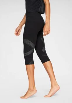 LASCANA ACTIVE Caprileggings, Mit Optischen Reflektortprint Und Handytasche -Bikini Mode Geschaft c86fb4beeebb1037f1173116fae9a136
