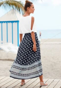 Vivance Maxirock, Mit Bordürendruck -Bikini Mode Geschaft c958e67219fa5e809785c362931c4ac0