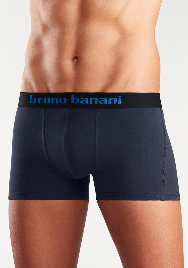 Bruno Banani Boxer, (Packung, 4 St.), Mit Farbigen Marken-Schriftzug Am Bündchen 4 Bruno Banani Boxer, (Packung, 4 St.), Mit Farbigen Marken-Schriftzug Am Bündchen – Bild 2